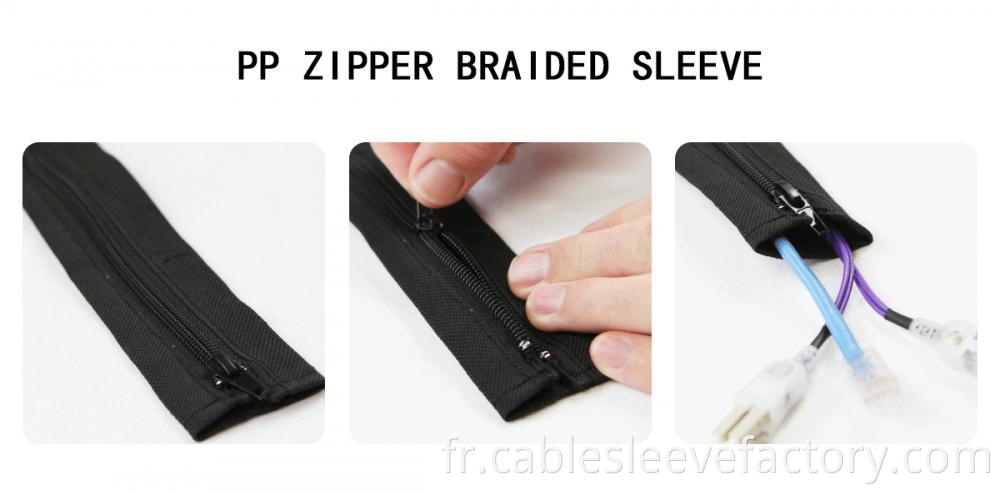 Customized Pp Zipper Textile Sleeve